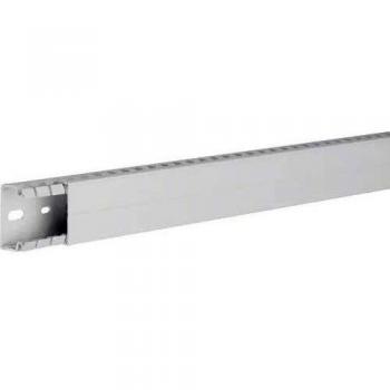 Hager Verdrahtungsrohr HA725040 – 2 m, 40 mm × 25 mm, grau
