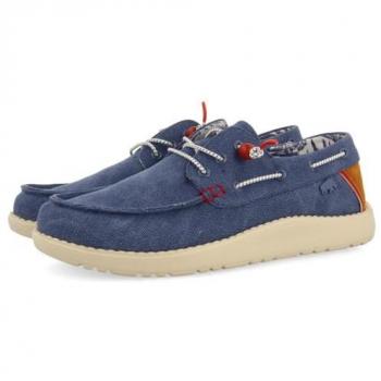 Mocasines Estilo Náutico en Azul Marino