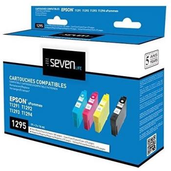Cartouches d'encre Seven Life pour Epson T1295