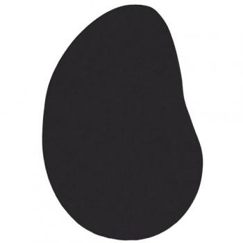 Mosaico Nero 140x200 cm Poliestere Anti-Slip