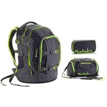 SatchPack 3‑teiliger Schulrucksack Phantom