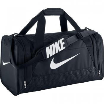 Nike Brasilia 6 Duffel Bag, Multicolored (Black/White), One Size