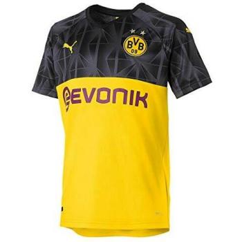 Puma BVB Kinder Trikot Replica Jr, Cyber Yellow Black-Ebony, 176