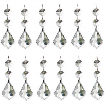 Shining Beautiful Crystal Maple Pendant Bead Light Set