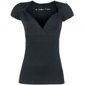 Black Premium by EMP V-Top Mujer Camiseta Negra M