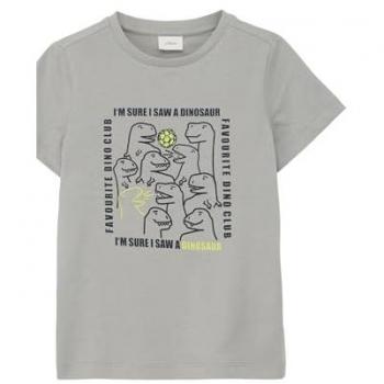 S.Oliver Langarmshirt T-Shirt mit Frontprint