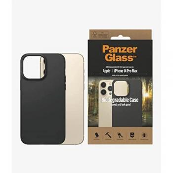 PanzerGuard – Coque biodégradable noire pour iPhone 14 Pro Max