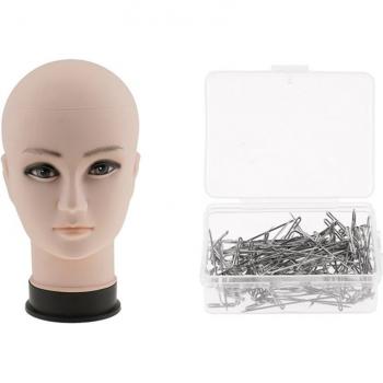100Pcs T-Pins for Hair Extensions and Wig Support