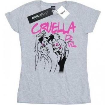 Camiseta de Mujer Cruella De Vil de Algodón