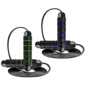 Jump Rope mit Rutschfesten Griffen – Kugellager‑Version – 3 m lang – 2‑Pack