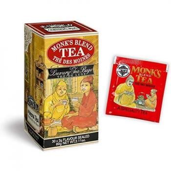 Tè in filtri Monk’s Blend alla vaniglia e melograno, Mlesna, 30 filtri per astuccio