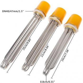 Réservoir à eau DN40, tuyauterie de chauffage – Élement immersion Air Énergie U1JE