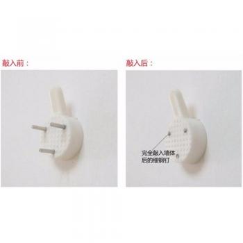1000pcs 25mm White Plastic Photo Frame Nail Hook Hanger