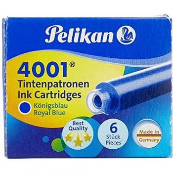 PELIKAN Lot de 12 Cartouches d'encre 4001 TP/6 Standard