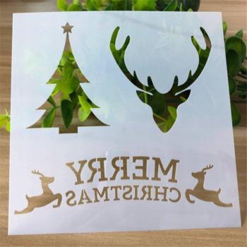 Hollow Christmas Stencil for Painting