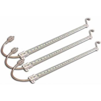 Lot de 3 Lampes LED Blanc Chaud 50 cm Résistantes à l'Eau