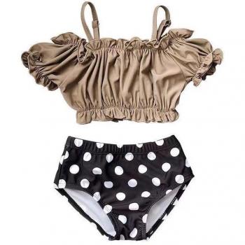 Maillot de Bain 2 Pièces Fille 1-7 Ans Dentelle
