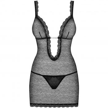 Obsessive 877-CHE-1 Sexy Lace Chemise S/M