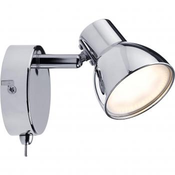Wandleuchte Paulmann Spotlight Cup LED 1x4,6 W – Chrom, 230 V Kunststoff