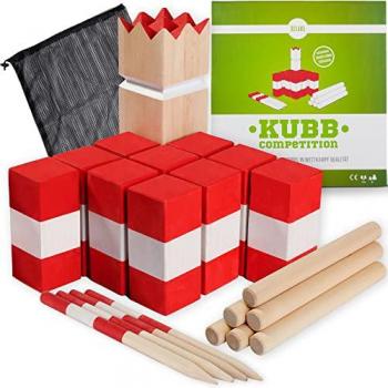 Ocean5 Kubb Wurfspiel aus Birke 9x9x30 cm