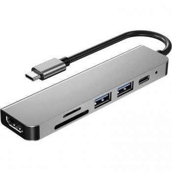 6-in-1 USB Type C Hub with 4K Video Output
