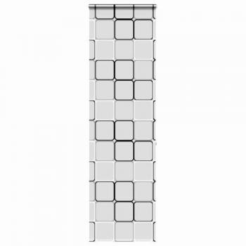 Duschrollo 80x240 cm mit Kassette und Stoffbreite 76 cm