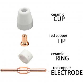 LG40 Plasma Cutter Torch Tip Nozzles 140pcs Kit