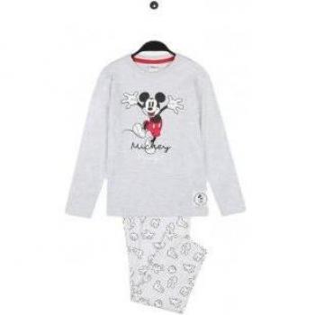 Pigiama Disney per Ragazzi Mickey Grigio 12 Anni