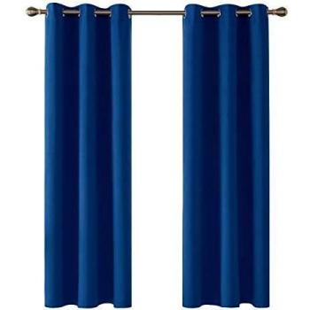 Deconovo Ösenvorhänge, blickdicht, 214x107cm