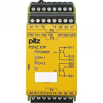 Zweihandschalter Pilz P2HZ X1P #777438 – 230V AC, 3N/O, 1N/C, 2SO