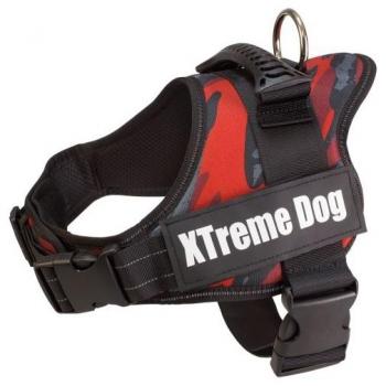Arquivet Arnés Xtreme Dog Camuflaje Rojo XXL