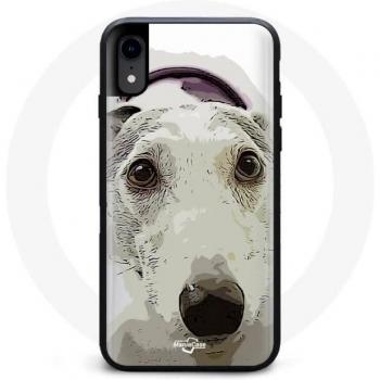 Elegant Greyhound Design iPhone XR Case