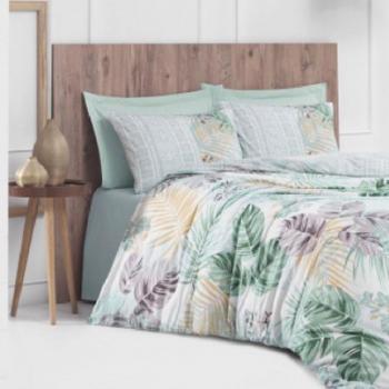 Altınbaşak Green Single Duvet Cover Set
