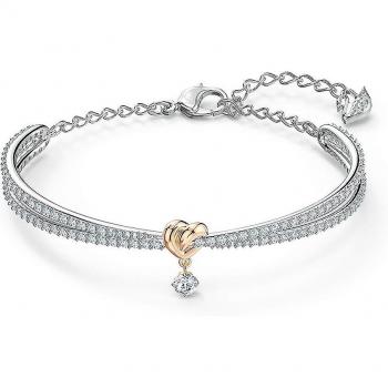 Ubiuo Pulsera y Aretes Corazón Radiante
