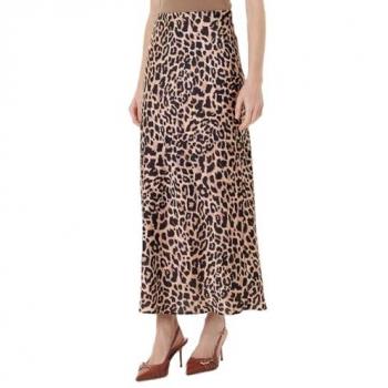 Jupe satin beige femme Guess Sibilla S