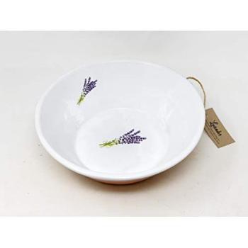 Hand‑Dipped Lavender Kitchen Bowl – 23 cm, 8 cm High