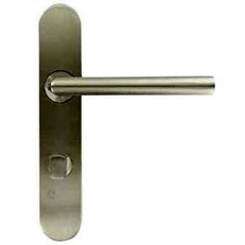 Maniglia su acciaio inox Vif con pulsante di blocco Klose Besser x2