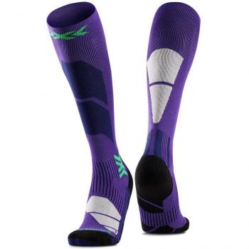 X-Bionic Ski Damen Skisocken OTC 37‑38 – purpurne Farbe