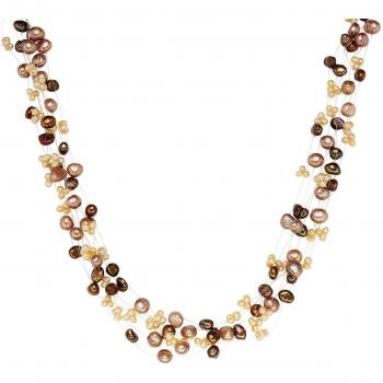 Cadena Valero Pearls en Color Tierra