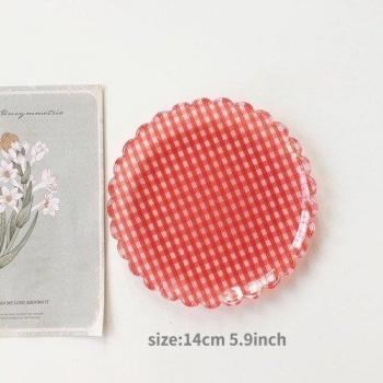 Blumenmuster Kuchenplatte