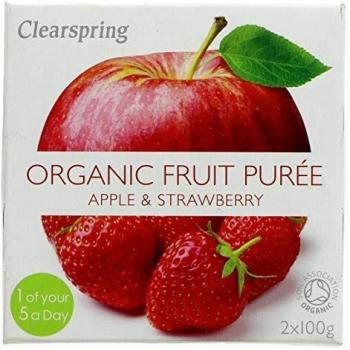Organic Apple & Strawberry Puree
