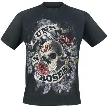 Camiseta Guns N' Roses Firepower Hombre Negro 4XL 100% algodón