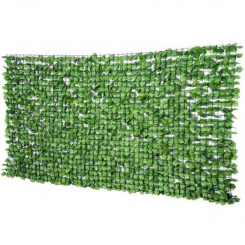 Outsunny Künstliche Hecke Terrasse Sichtschutz Hellgrün 300 x 150 cm