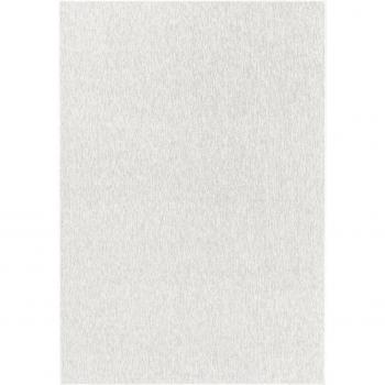 Tapis tissé motif uni crème Ø160cm pour salon et chambre