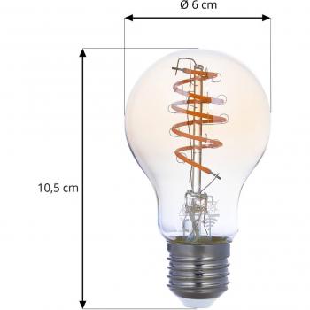 LUUMR 4.9W A60 E27 Amber Smart Bulb