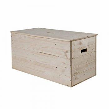 Baule in Legno di Abete con Coperchio