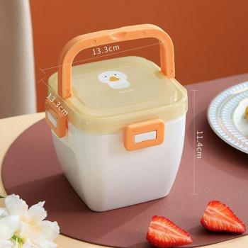 Portable Bear Lunch Box with Spoon