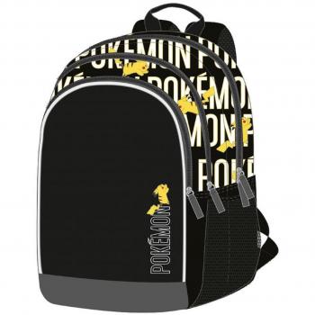 Mochila Pokemon con doble compartimento y adaptabilidad a carro