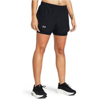 Pantaloncini Sportivi Donna Under Armour Fly By 2-in-1