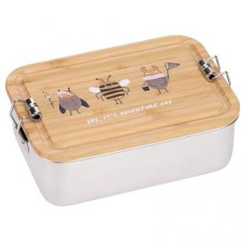 LÄSSIG Lunchbox »Bamboo Nature«, (1 tlg.), mit Holzdeckel